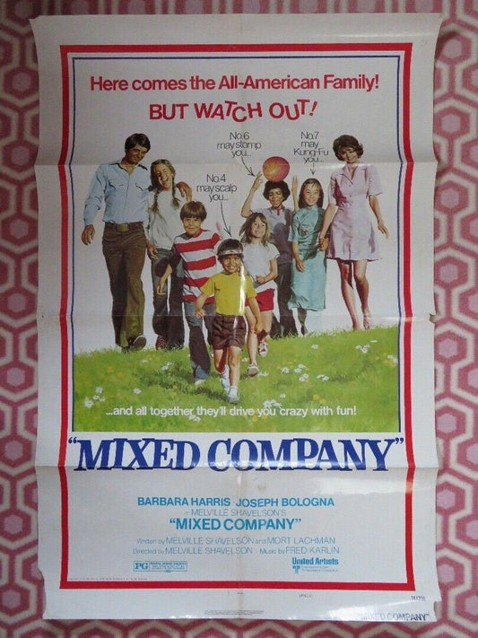MIXED COMPANY US ONE SHEET POSTER BARBARA HARRIS JOSEPH BOLOGNA 1974 Movie posters