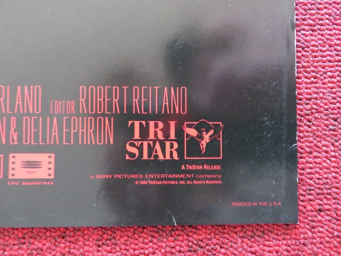 MIXED NUTS FOLDED US ONE SHEET POSTER STEVE MARTIN ADAM SANDLER 1994 - Rendezvous Cinema