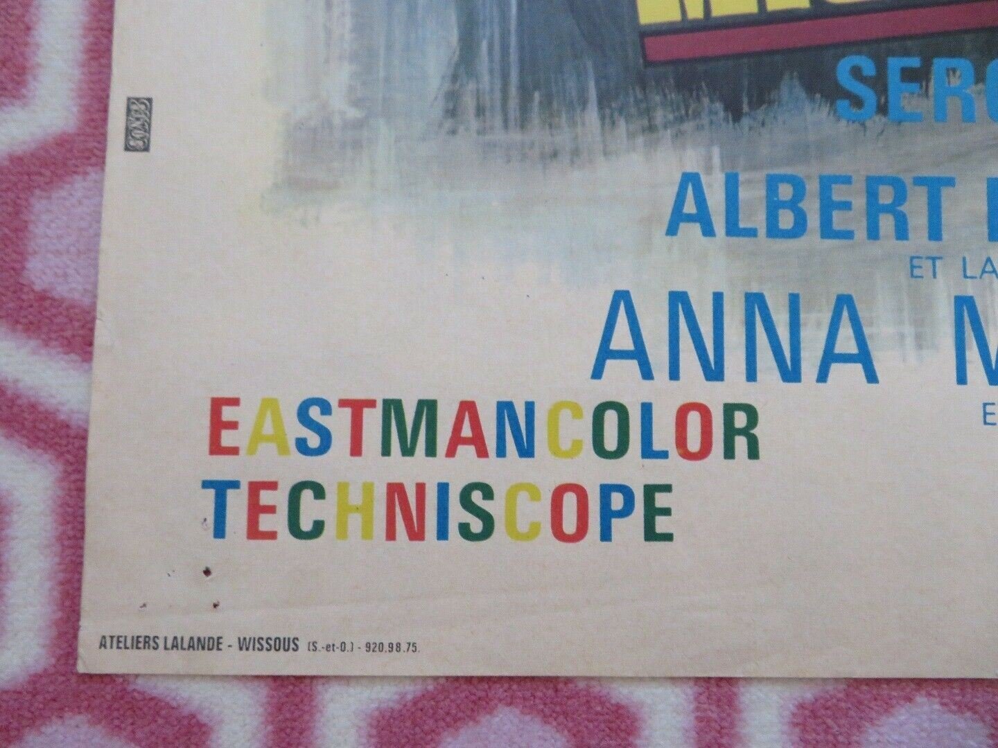 M.M.M. 83 FRENCH MOYENNE (31"x 22.5") POSTER FRED BEIR GERARD BLAIN 1966 Movie posters