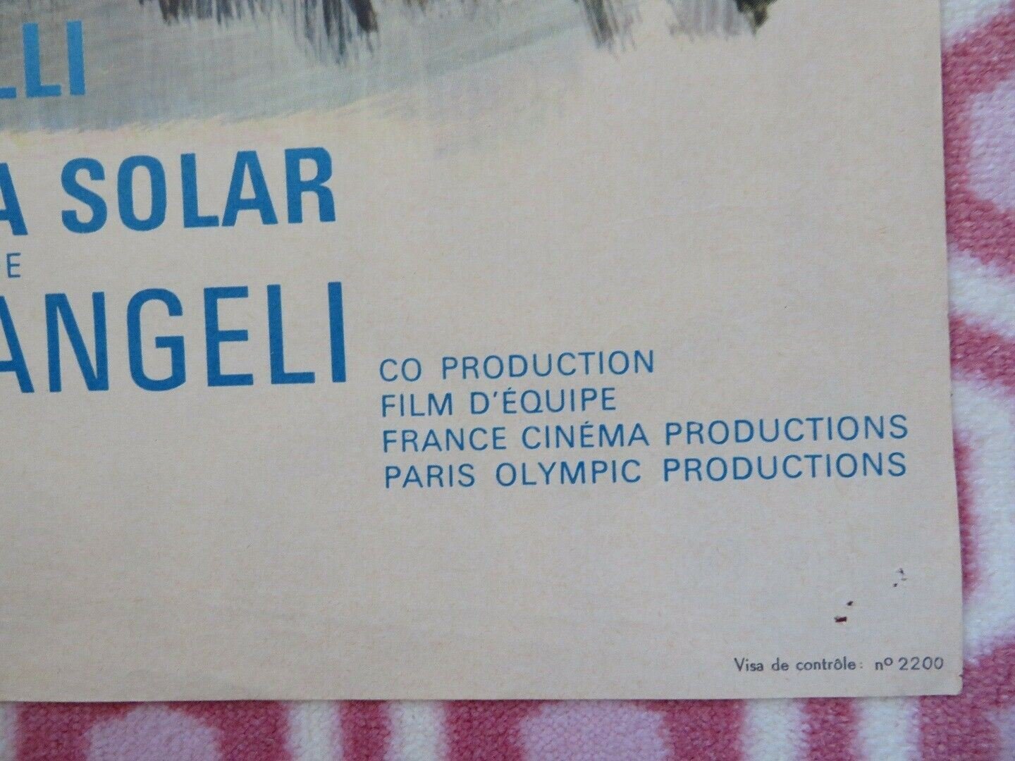 M.M.M. 83 FRENCH MOYENNE (31"x 22.5") POSTER FRED BEIR GERARD BLAIN 1966 Movie posters