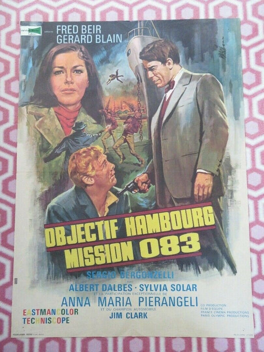 M.M.M. 83 FRENCH MOYENNE (31"x 22.5") POSTER FRED BEIR GERARD BLAIN 1966 Movie posters