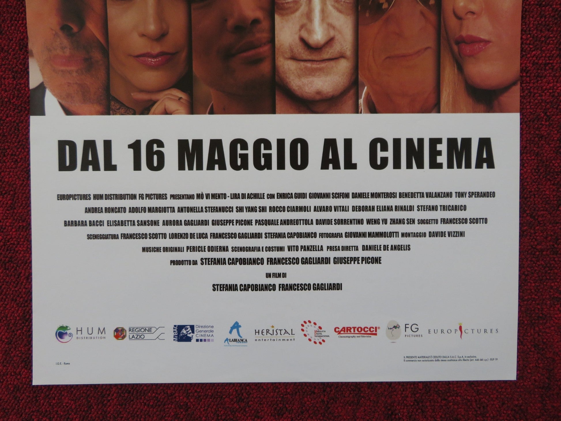 MO VI MENTO - LIRA DI ACHILLE ITALIAN LOCANDINA POSTER ENRICA GUIDI 2017 Rendezvous Cinema Movie posters