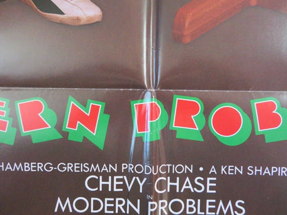MODERN PROBLEMS ONE SHEET (27 x 41) POSTER CHEVY CHASE PATTI D'ARBANVILLE 1981 Movie posters