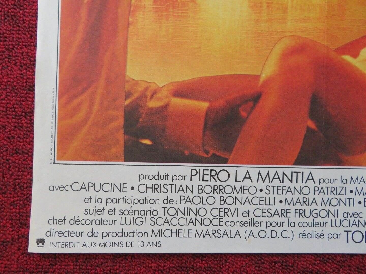 MOEURS CACHEES DE LA BOURGEOISIE /NEST OF VIPERS FRENCH (16"x 21") POSTER Movie posters