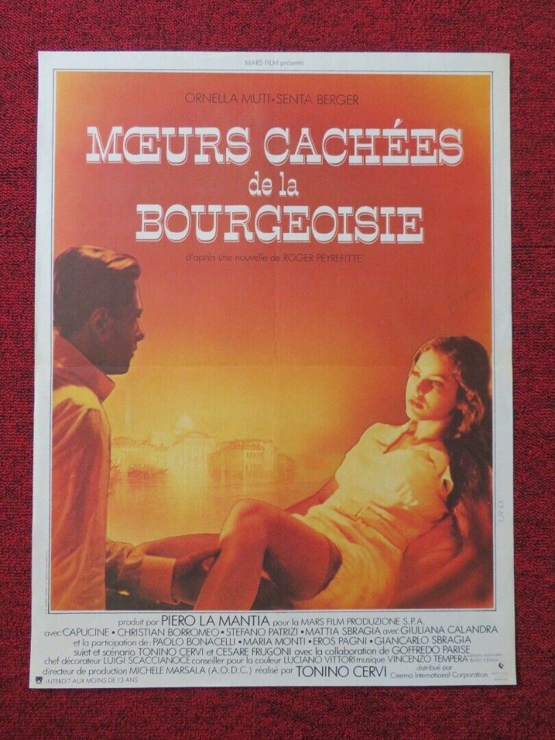MOEURS CACHEES DE LA BOURGEOISIE /NEST OF VIPERS FRENCH (16"x 21") POSTER Movie posters