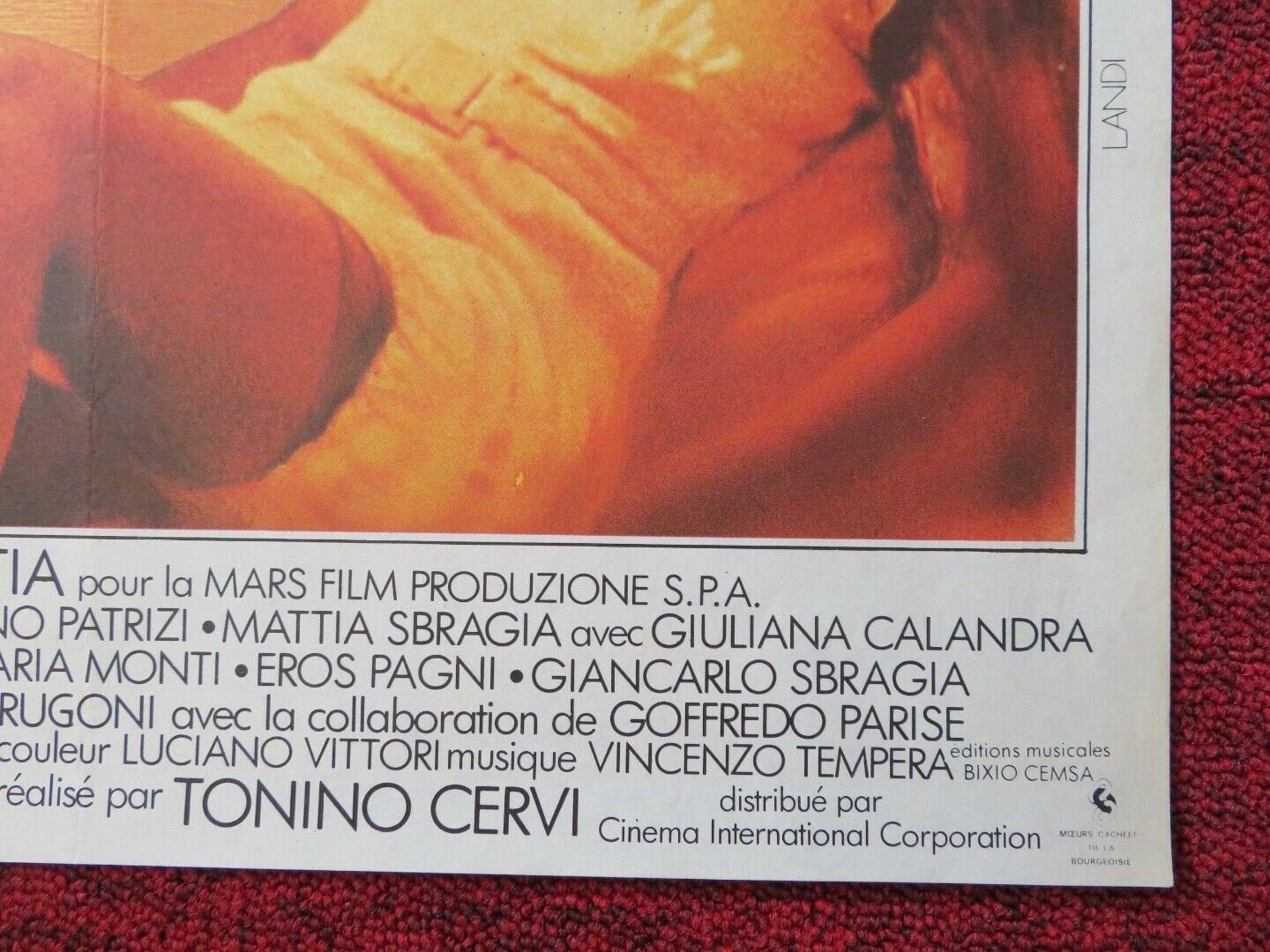 MOEURS CACHEES DE LA BOURGEOISIE /NEST OF VIPERS FRENCH (16"x 21") POSTER Movie posters