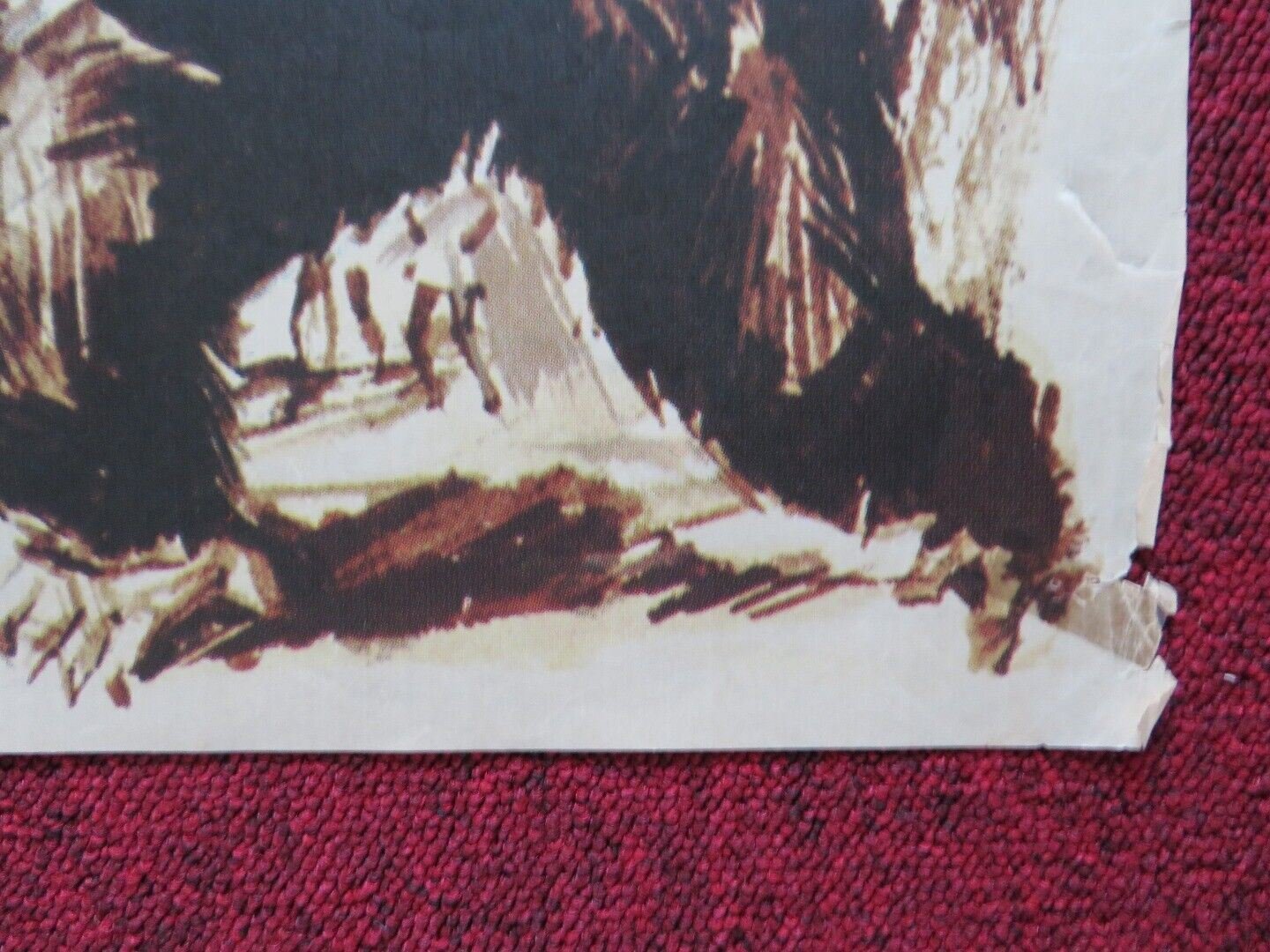 MOGAMBO SPANISH ROLLED POSTER CLARK GABLE GRACE KELLY 1953 Movie posters