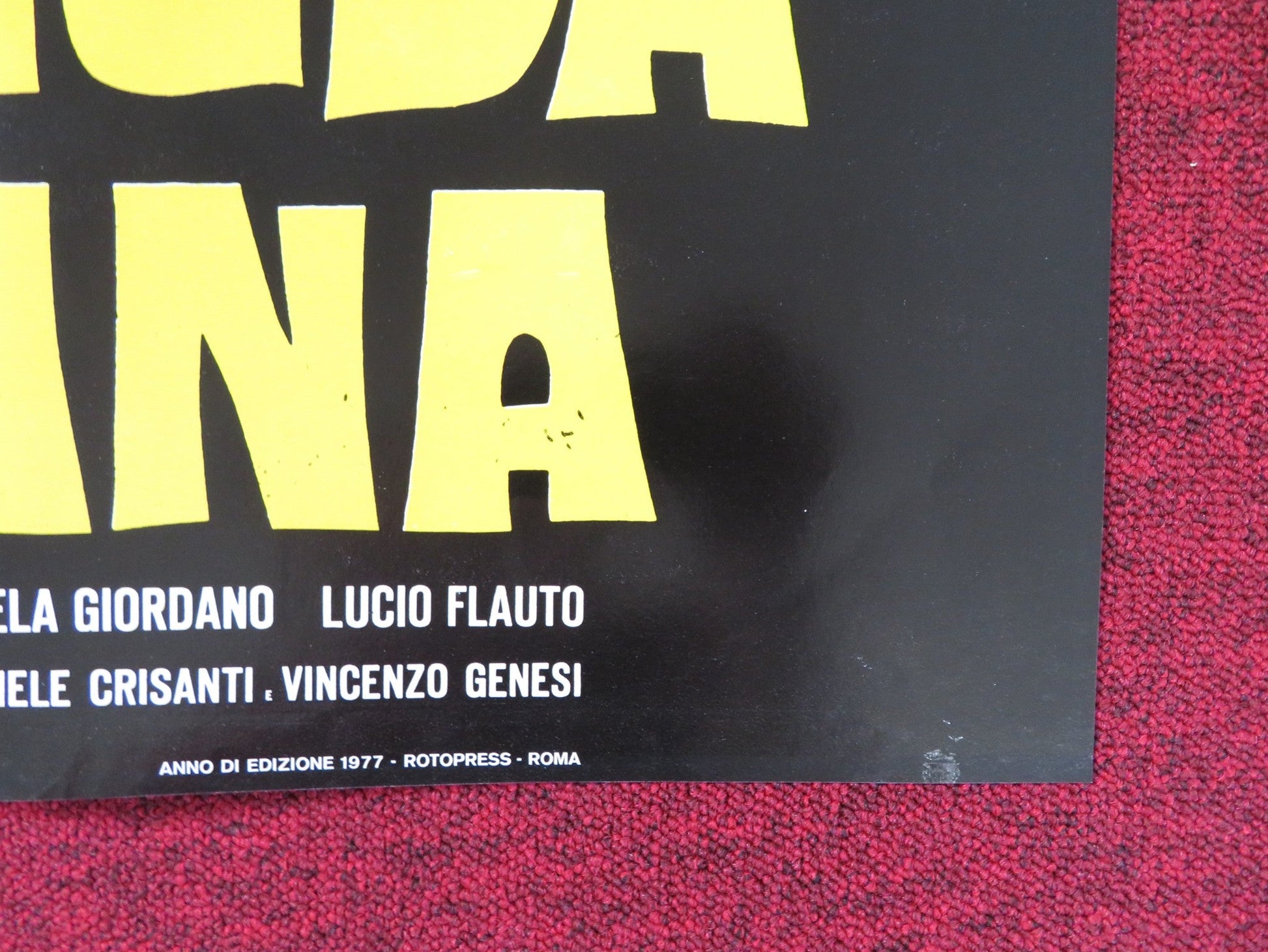 MOGLIE NUDA E SICILIANA ITALIAN FOGLIO POSTER CHRISTIANA BORGHI LUCIO COMO 1978 Rendezvous Cinema Movie posters