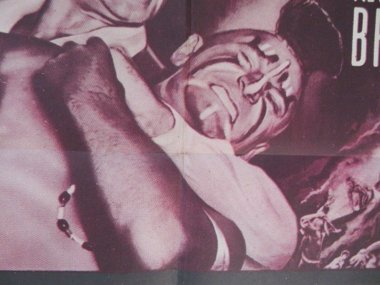 MOHAWK FOLDED US ONE SHEET POSTER SCOTT BRADY RITA GAM 1956 Movie posters