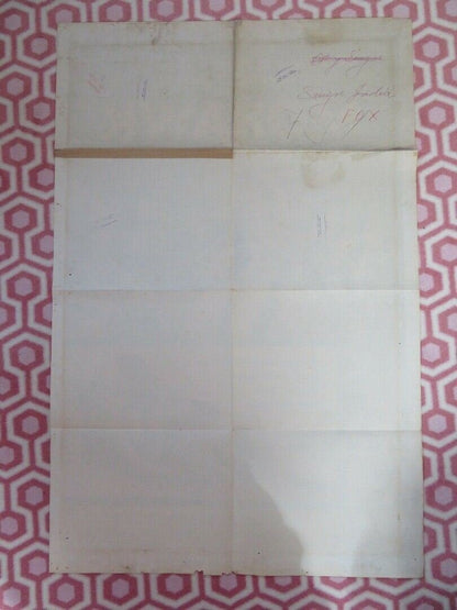 MOHAWK FOLDED US ONE SHEET POSTER SCOTT BRADY RITA GAM 1956 Movie posters