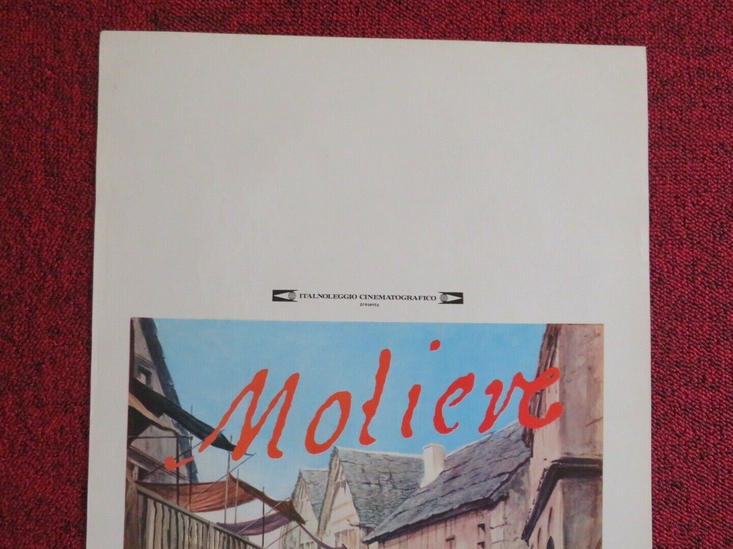 MOLIERE ITALIAN LOCANDINA (27.5"x12.5") POSTER ARIANE MNOUCHKINE 1979 Movie posters