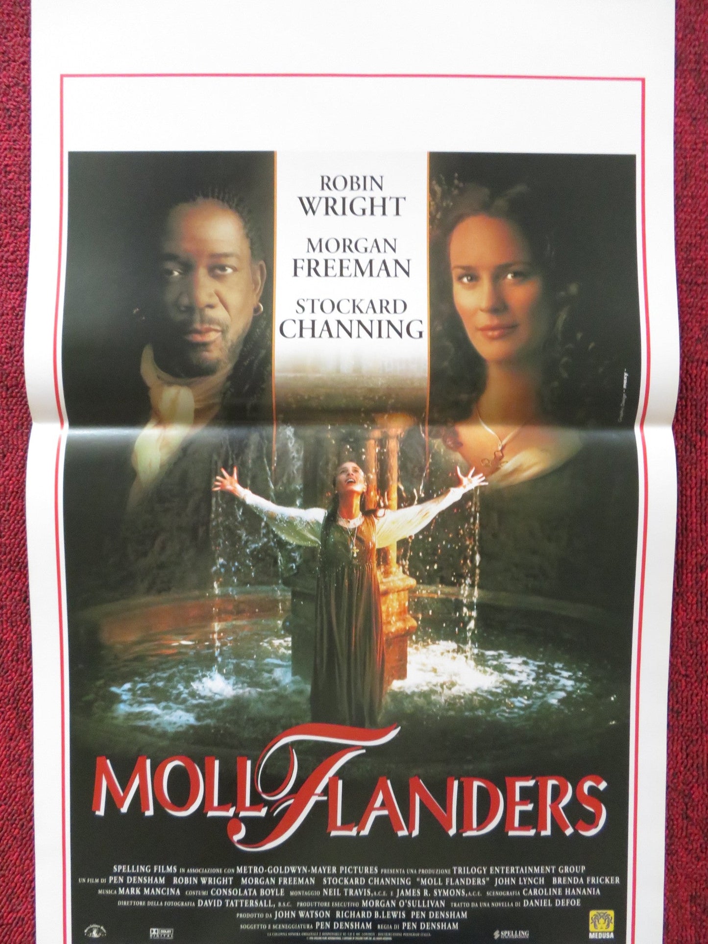 MOLL FLANDERS ITALIAN LOCANDINA POSTER ROBIN WRIGHT MORGAN FREEMAN 1996 Rendezvous Cinema Movie posters