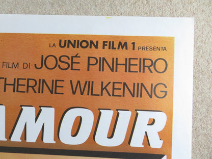 MON BEL AMOUR, MA DECHIRURE ITALIAN 2 FOGLIO POSTER STEPHANE FERRARA 1987 Rendezvous Cinema Movie posters