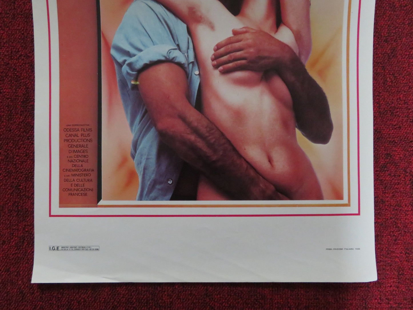 MON BEL AMOUR, MA DECHIRURE ITALIAN LOCANDINA POSTER STEPHANE FERRARA 1987 Rendezvous Cinema Movie posters