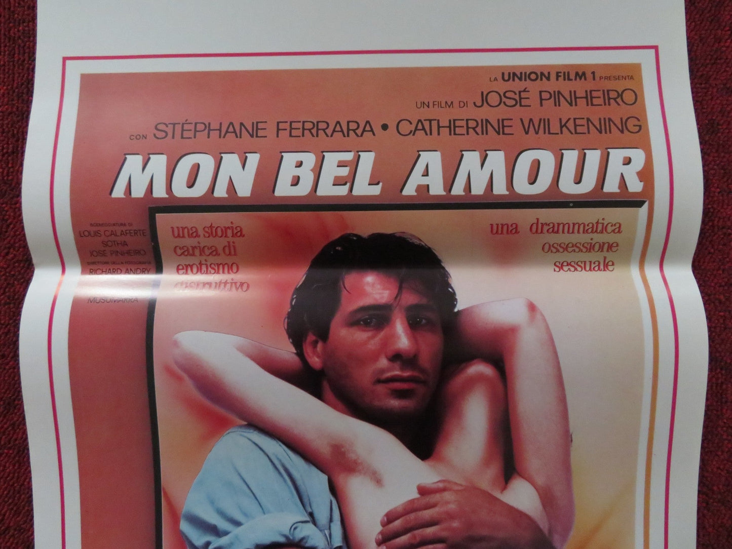 MON BEL AMOUR, MA DECHIRURE ITALIAN LOCANDINA POSTER STEPHANE FERRARA 1987 Rendezvous Cinema Movie posters