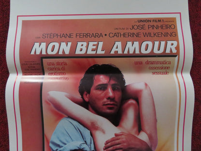 MON BEL AMOUR, MA DECHIRURE ITALIAN LOCANDINA POSTER STEPHANE FERRARA 1987 Rendezvous Cinema Movie posters