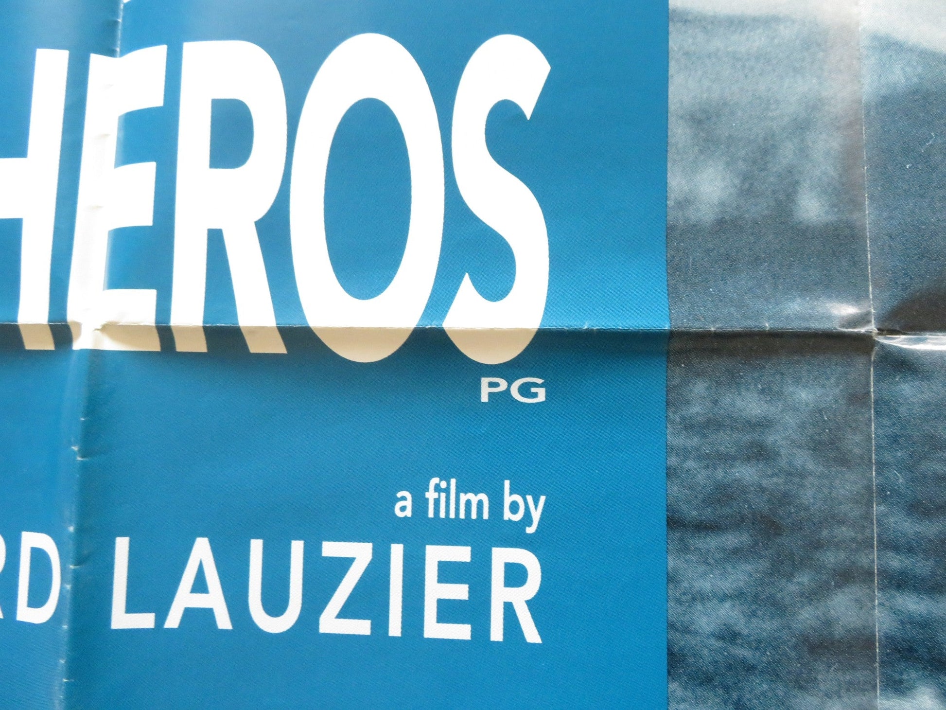 MON PERE CE HEROS UK QUAD POSTER FOLDED GERARD DEPARDIEU MARIE GILLAIN 1991 Rendezvous Cinema Movie posters