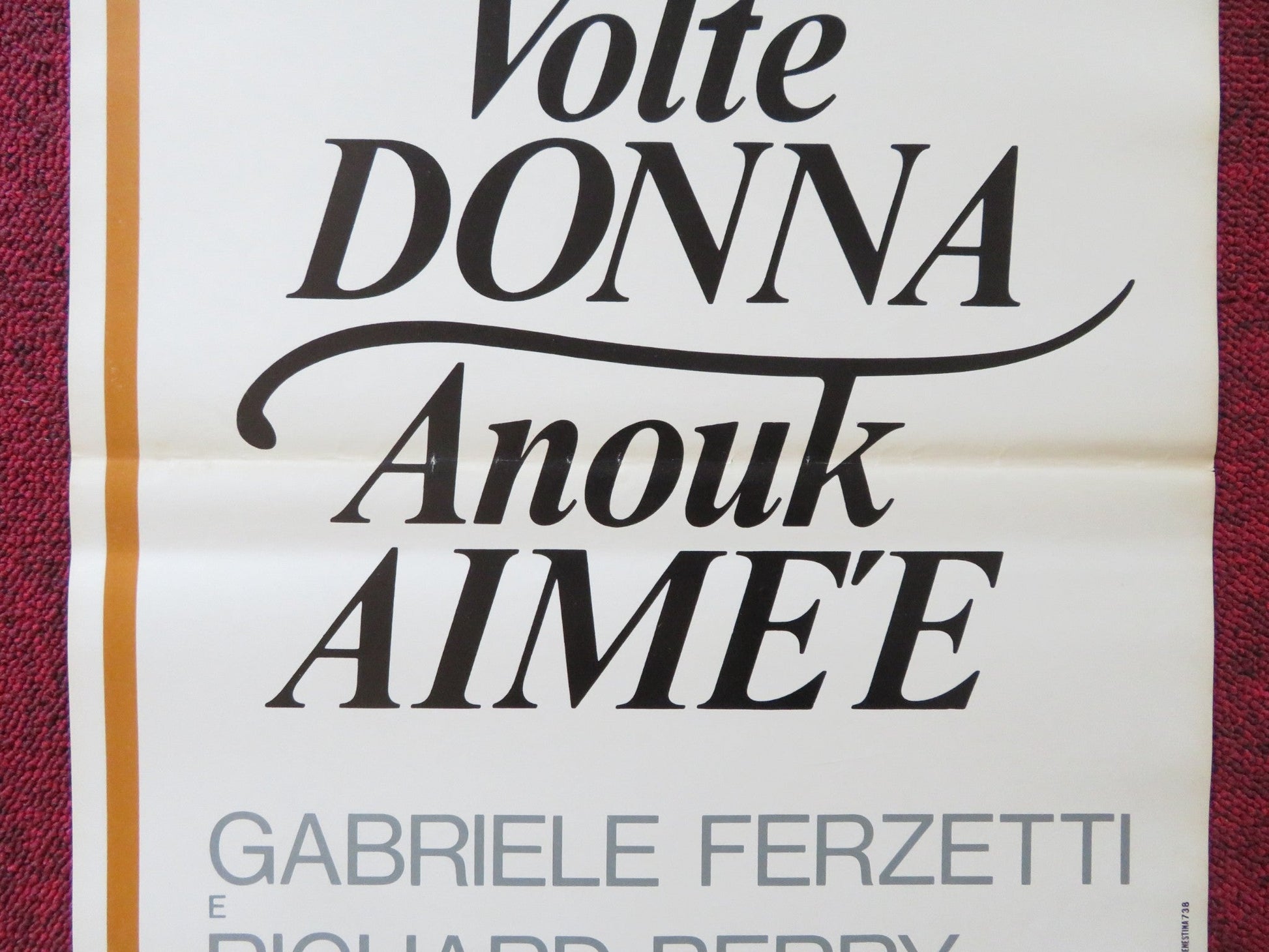 MON PREMIER AMOUR ITALIANE ITALIAN LOCANDINA POSTER ANOUK AIMEE BERRY 1978 Rendezvous Cinema Movie posters