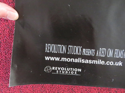 MONA LISA SMILE UK QUAD (30"x 40") ROLLED POSTER JULIA ROBERTS K. DUNST 2003 Rendezvous Cinema Movie posters