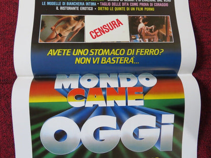MONDO CANE OGGI / Savage World Today ITALIAN LOCANDINA (27.5"x13") POSTER 1985 - Rendezvous Cinema