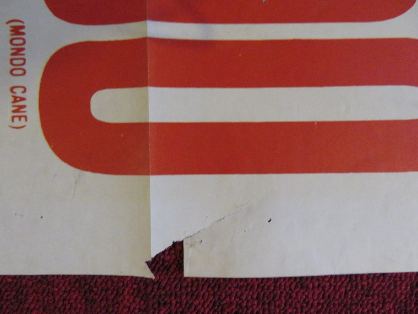 MONDO CANE SPANISH POSTER STEFANO SIBALDI ROSSANO BRAZZI 1962 Rendezvous Cinema Movie posters