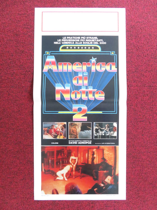 MONDO SEXUALIS USA ITALIAN LOCANDINA POSTER DAVID ADNOPOZ 1987 Rendezvous Cinema Movie posters