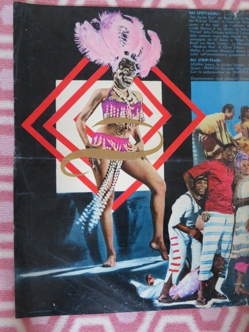 MONDO SEXY DI NOTTE/ Mondo Sexuality - C ITALIAN PHOTOBUSTA POSTER MINO LOY 1962 Movie posters