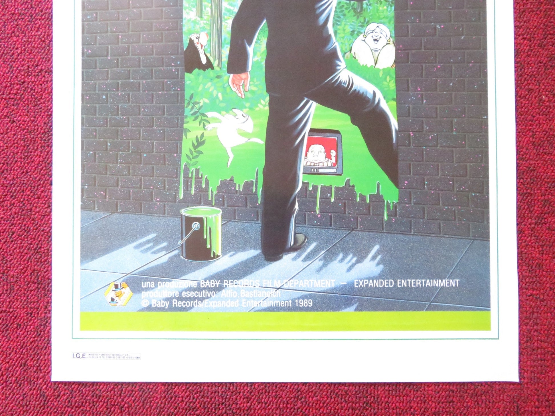 MONDOCARTOON ITALIAN LOCANDINA POSTER NICOLE VAN GOETHEM PAUL DRIESSEN 1989 Rendezvous Cinema Movie posters