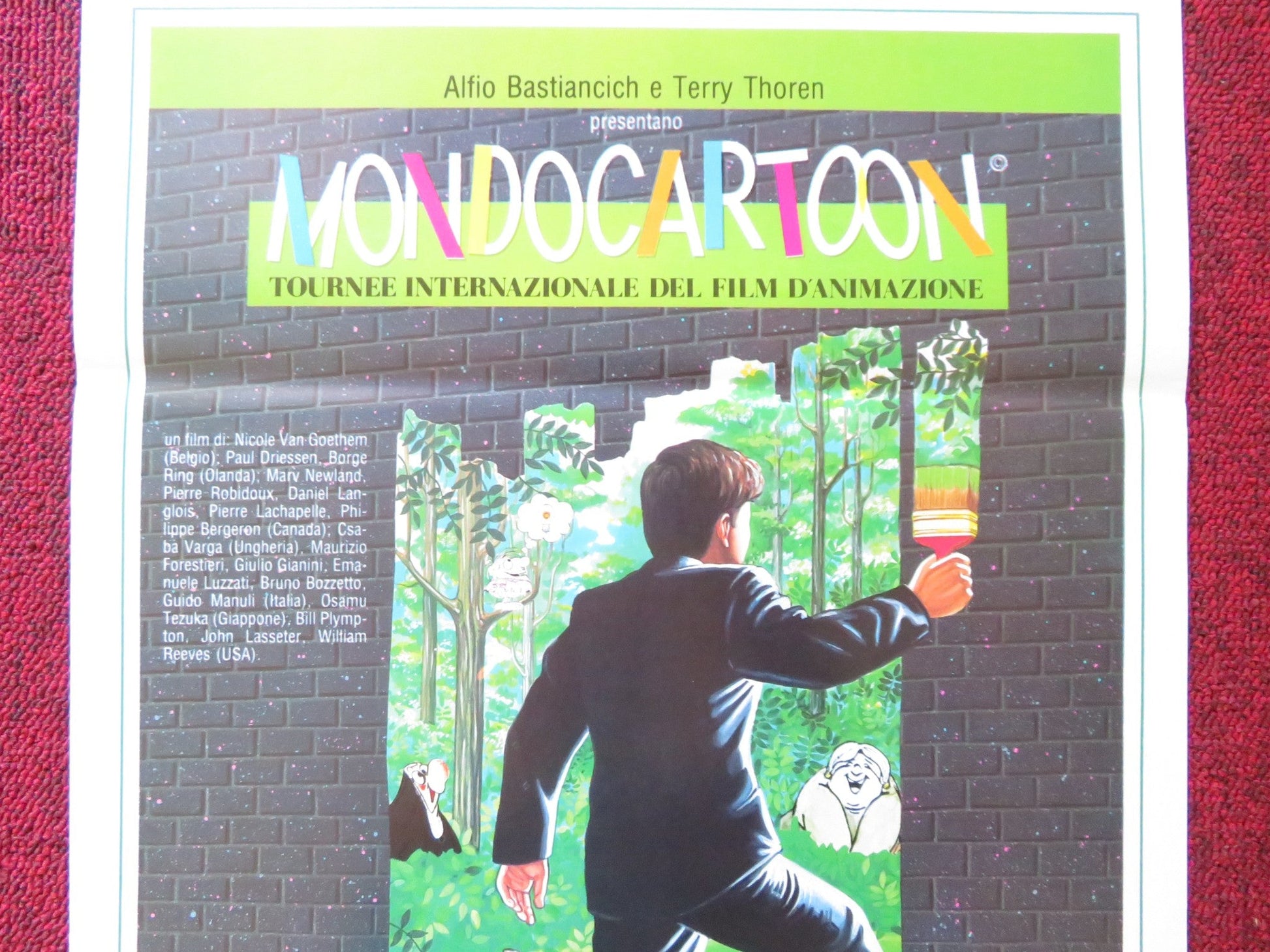 MONDOCARTOON ITALIAN LOCANDINA POSTER NICOLE VAN GOETHEM PAUL DRIESSEN 1989 Rendezvous Cinema Movie posters