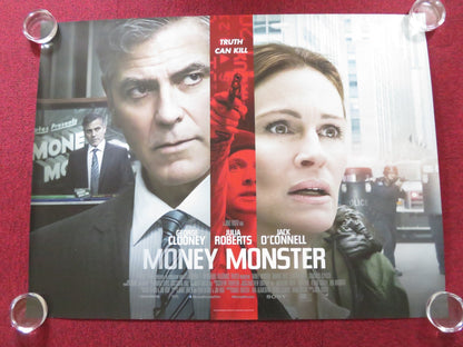 MONEY MONSTER UK QUAD (30"x 40") ROLLED POSTER GEORGE CLOONEY JULIA ROBERTS 2016 Rendezvous Cinema Movie posters