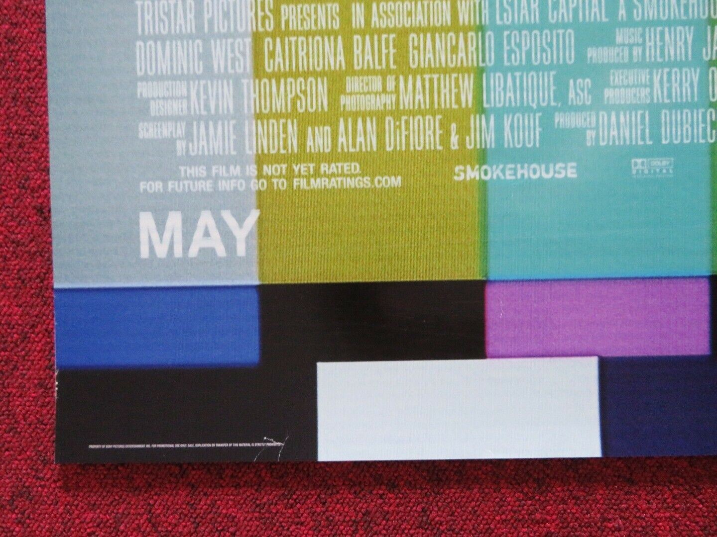 MONEY MONSTER US ONE SHEET ROLLED POSTER GEORGE CLOONEY JULIA ROBERTS 2016 Movie posters