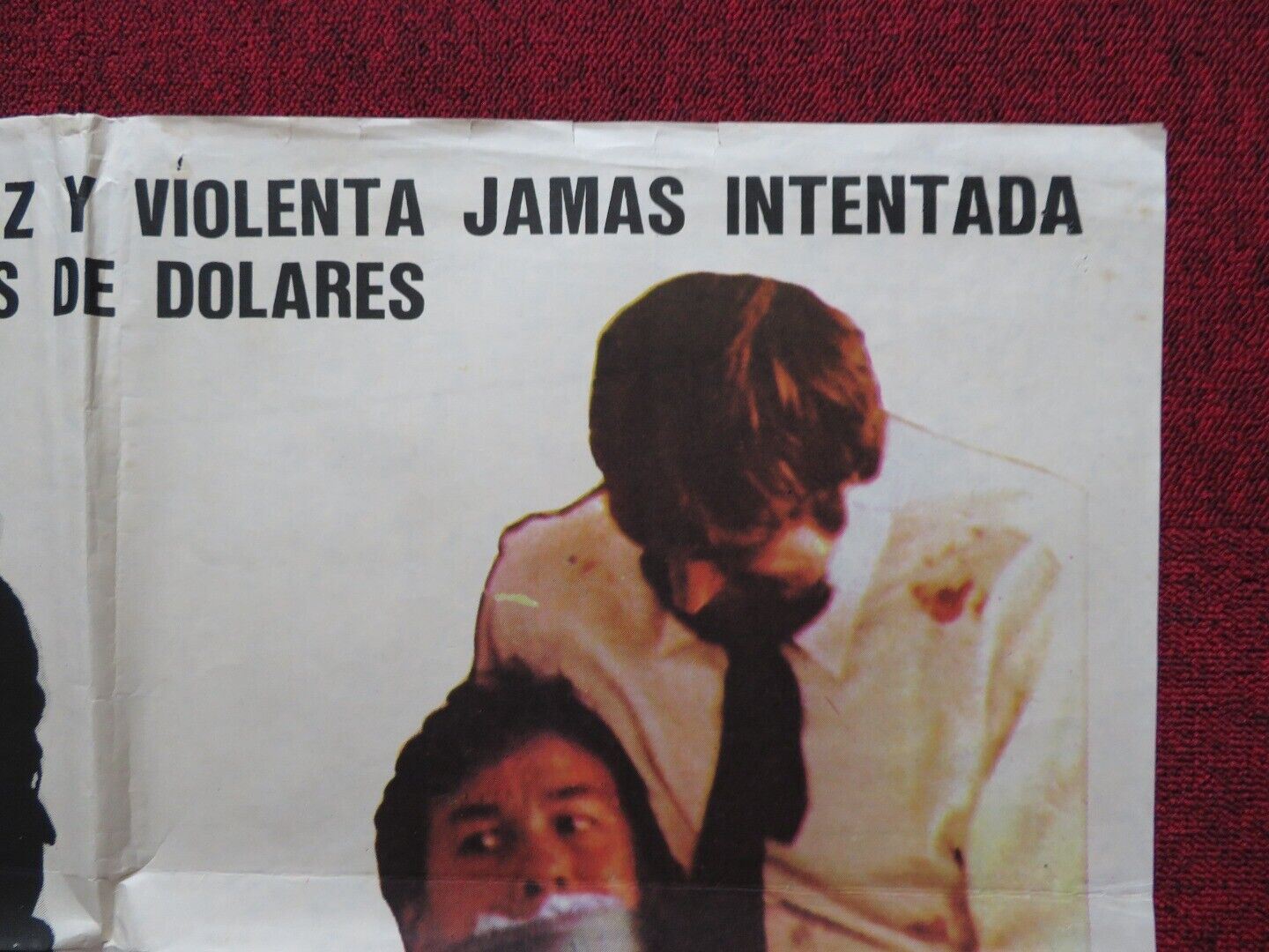 MONEY MOVERS FOLDED ARGENTINA ONE SHEET POSTER TERENCE DONOVAN TONY BONNER Movie posters