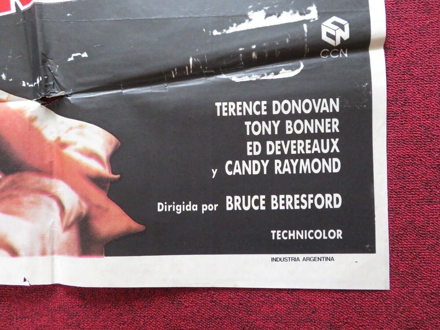 MONEY MOVERS FOLDED ARGENTINA ONE SHEET POSTER TERENCE DONOVAN TONY BONNER Movie posters