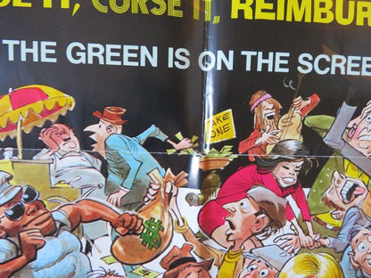 MONEY TALKS FOLDED US ONE SHEET POSTER ALLEN FUNT 1972 Movie posters