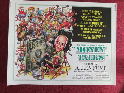MONEY TALKS US HALF SHEET (22"x 28") POSTER ALLEN FUNT 1972 Movie posters