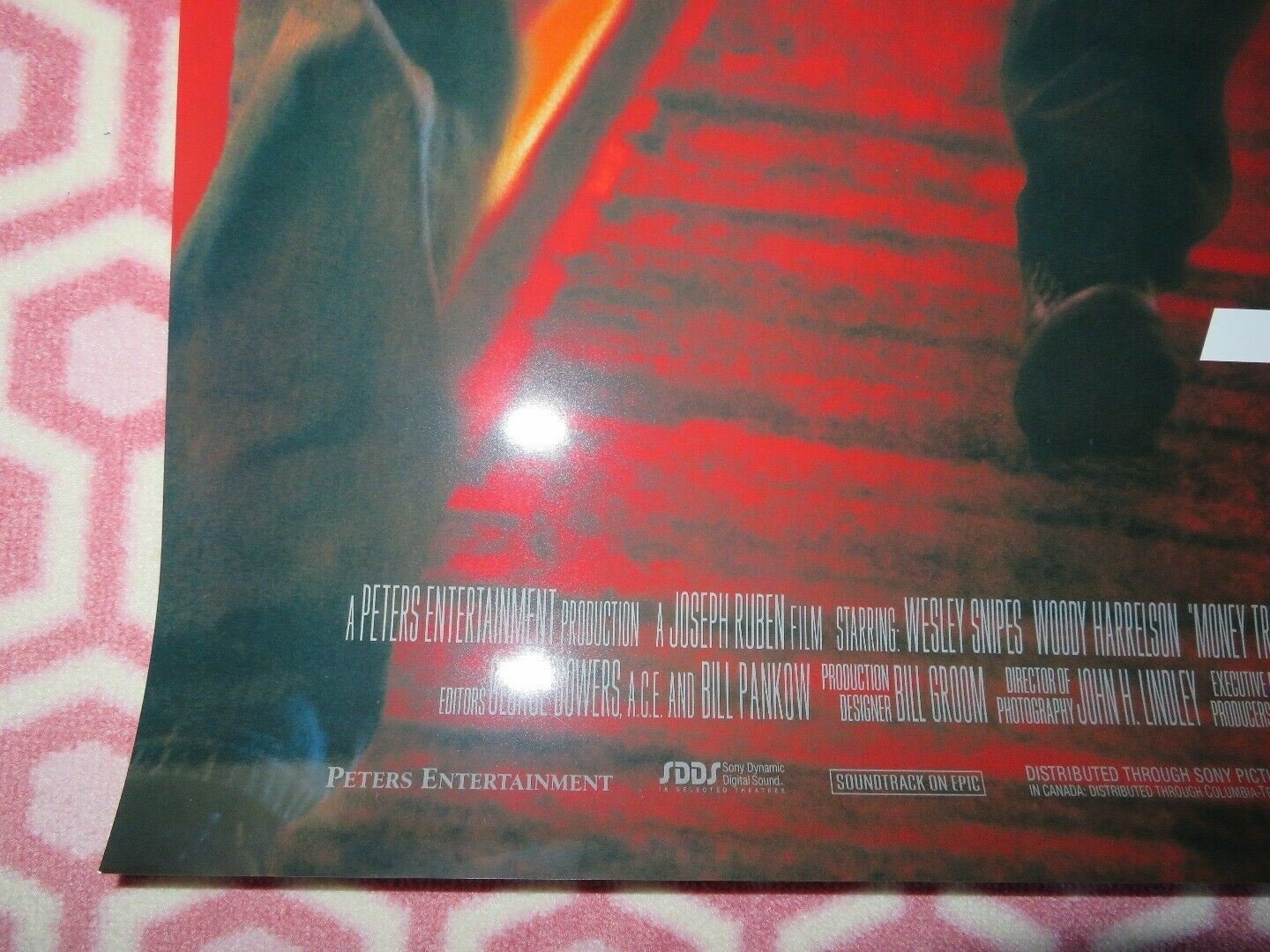 MONEY TRAIN US ONE SHEET ROLLED POSTER WESLEY WOODY 1995 Movie posters