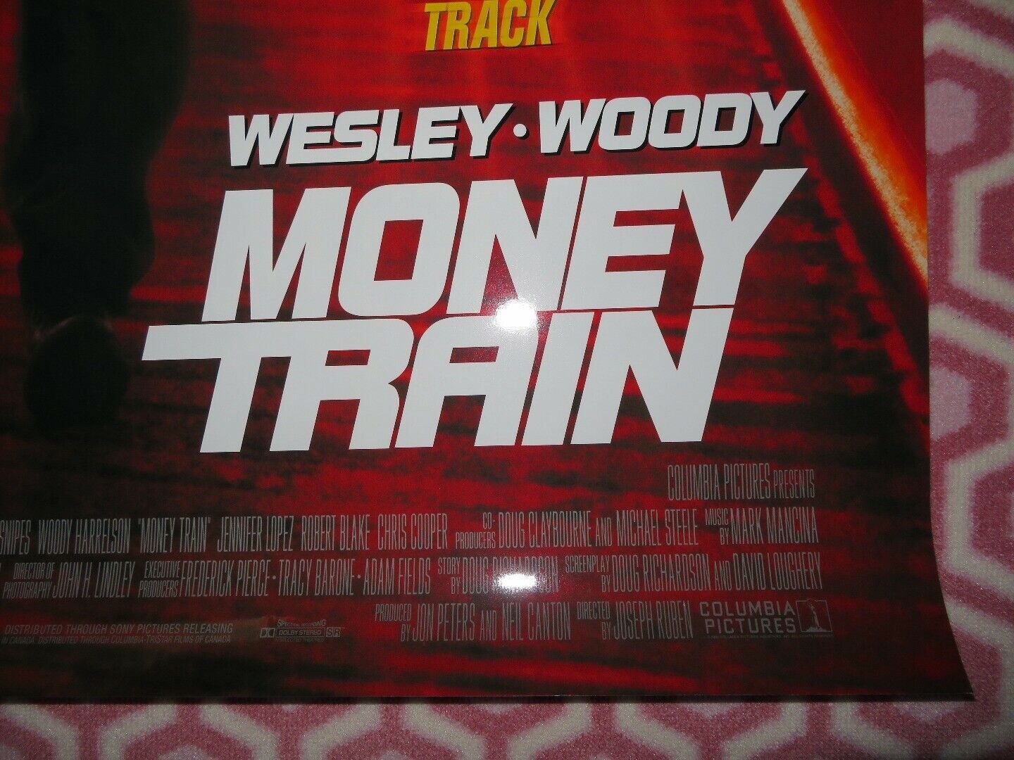 MONEY TRAIN US ONE SHEET ROLLED POSTER WESLEY WOODY 1995 Movie posters