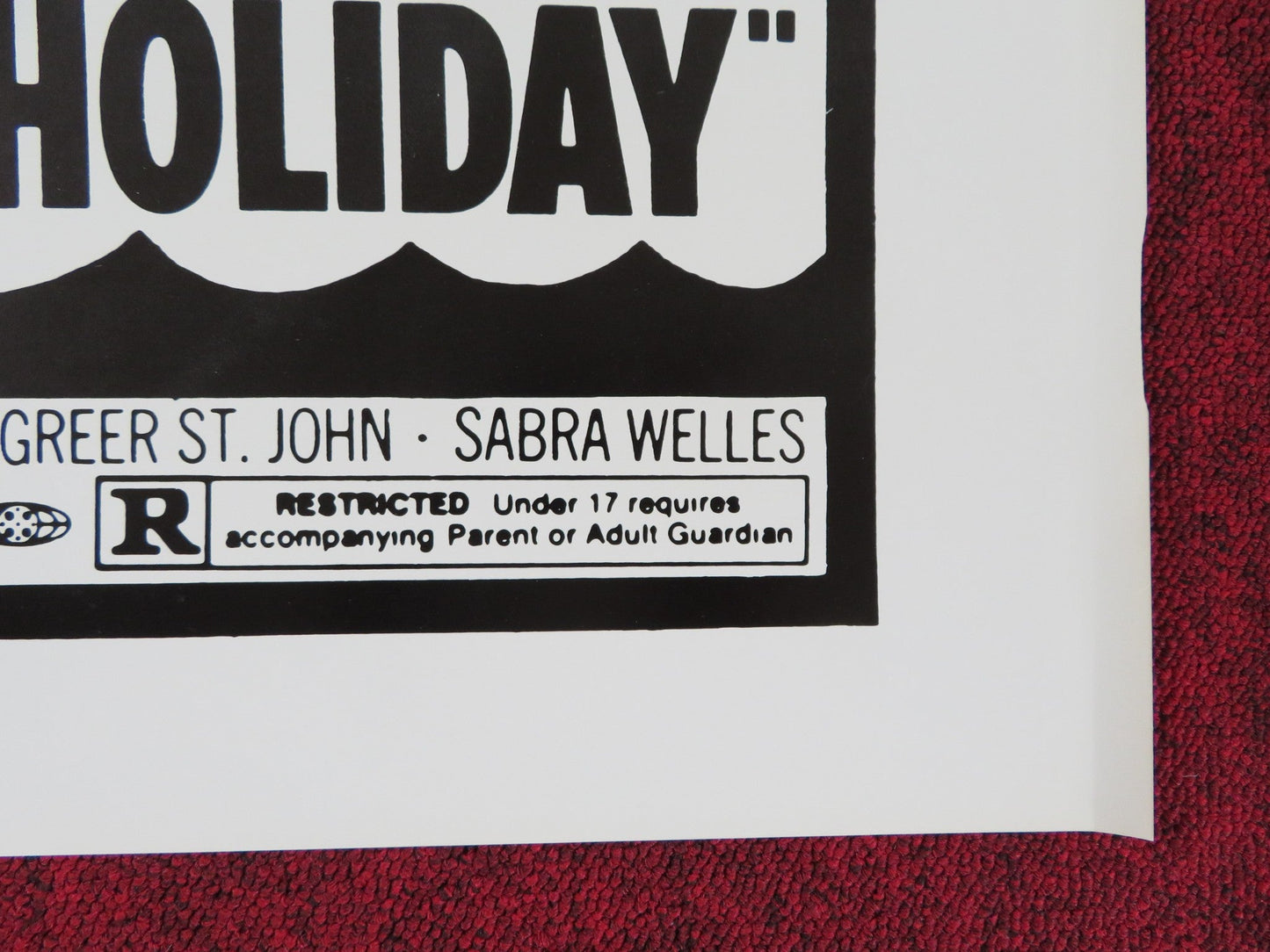 MONIQUE US TRI FOLDED ONE SHEET ROLLED POSTER DAVID SUMNER JOAN ALCORN 1970 Rendezvous Cinema Movie posters