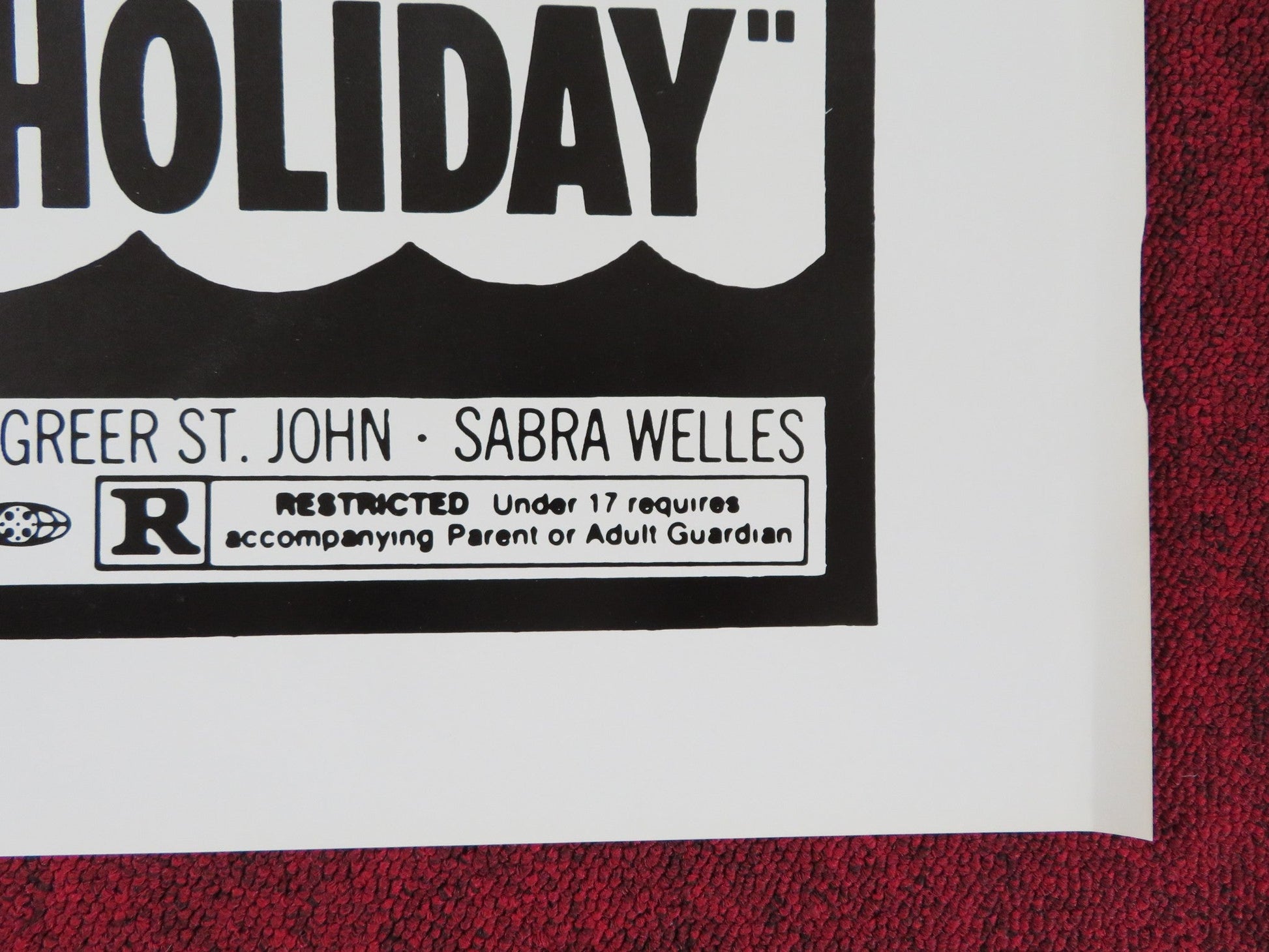 MONIQUE US TRI FOLDED ONE SHEET ROLLED POSTER DAVID SUMNER JOAN ALCORN 1970 Rendezvous Cinema Movie posters