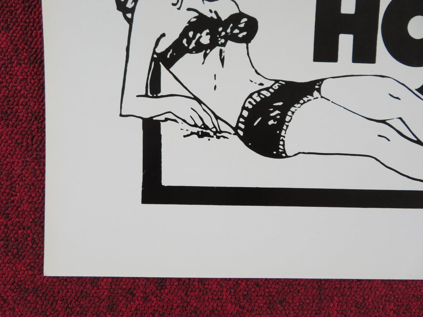 MONIQUE US TRI FOLDED ONE SHEET ROLLED POSTER DAVID SUMNER JOAN ALCORN 1970 Rendezvous Cinema Movie posters