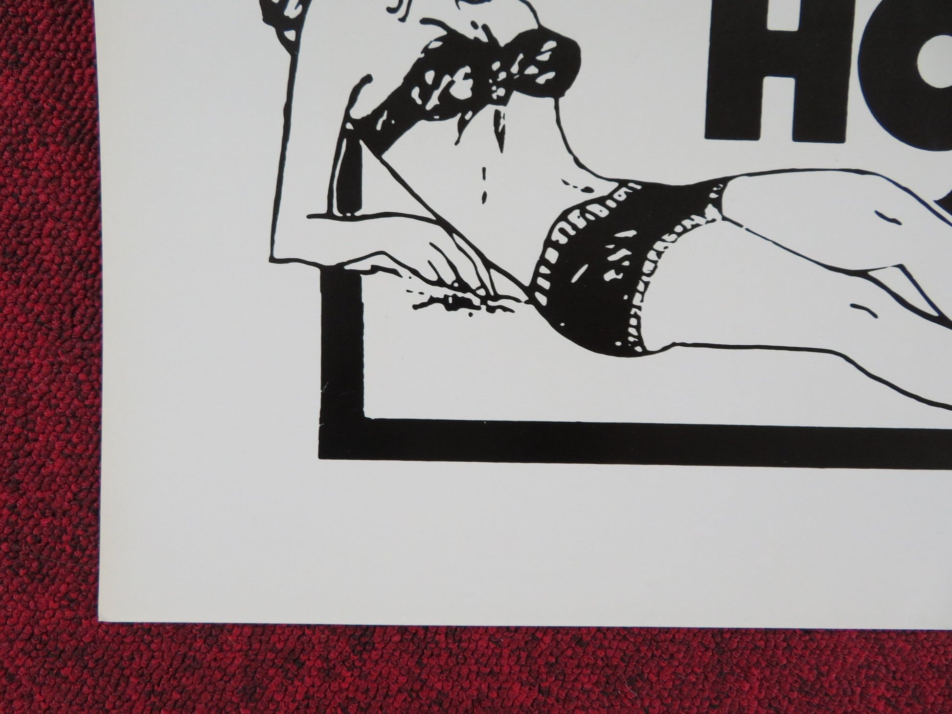 MONIQUE US TRI FOLDED ONE SHEET ROLLED POSTER DAVID SUMNER JOAN ALCORN 1970 Rendezvous Cinema Movie posters