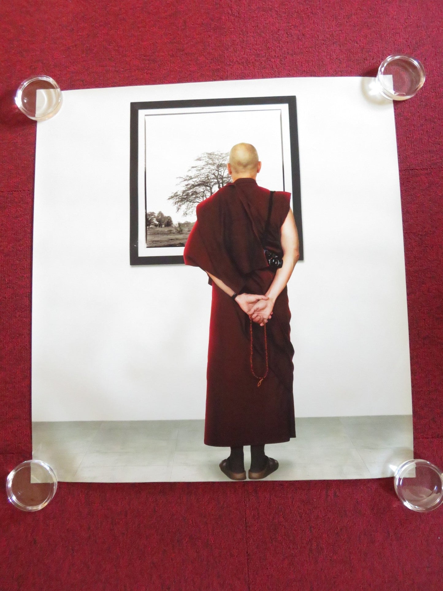 MONK WITH A CAMERA ROLLED 30" X 28" PRINT POSTER THE DALAI LAMA Rendezvous Cinema Movie posters