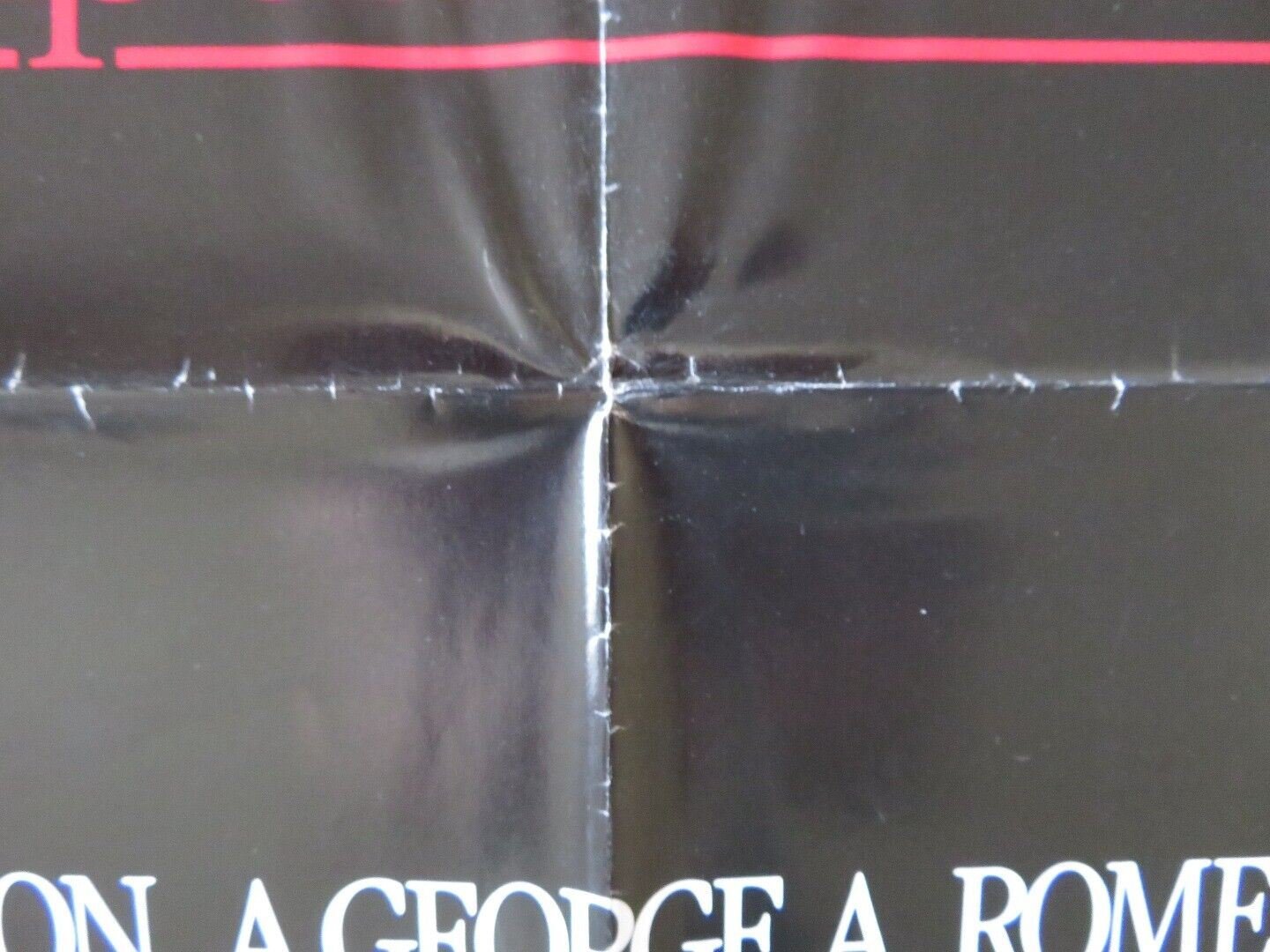 MONKEY SHINES FOLDED US ONE SHEET POSTER GEORGE A. ROMERO 1988 Movie posters