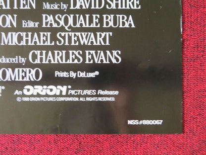 MONKEY SHINES FOLDED US ONE SHEET POSTER GEORGE A. ROMERO 1988 Movie posters