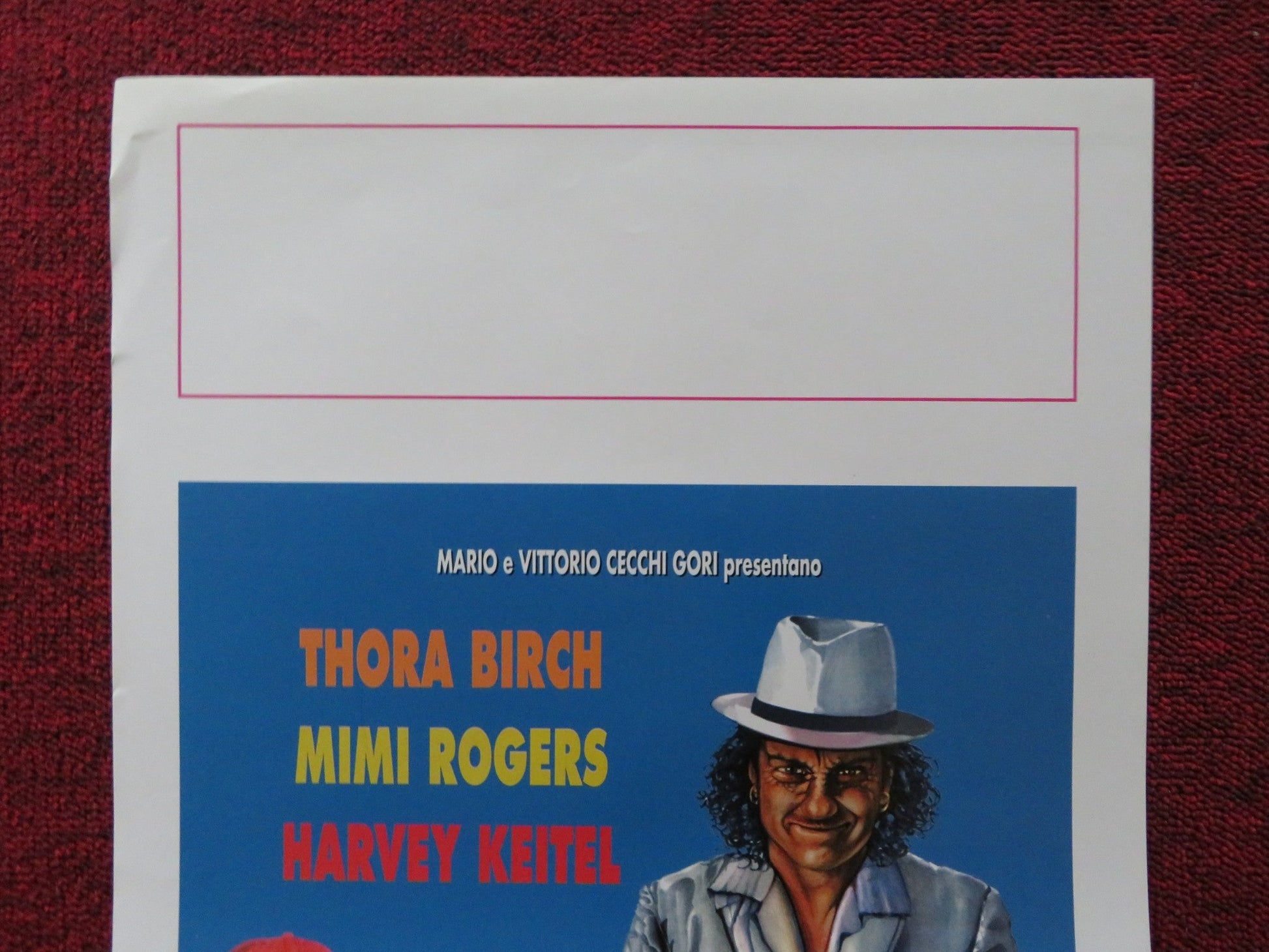 MONKEY TROUBLE ITALIAN LOCANDINA POSTER THORA BIRCH HARVEY KEITEL 1994 Rendezvous Cinema Movie posters
