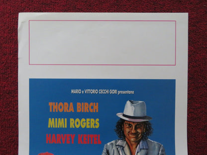 MONKEY TROUBLE ITALIAN LOCANDINA POSTER THORA BIRCH HARVEY KEITEL 1994 Rendezvous Cinema Movie posters