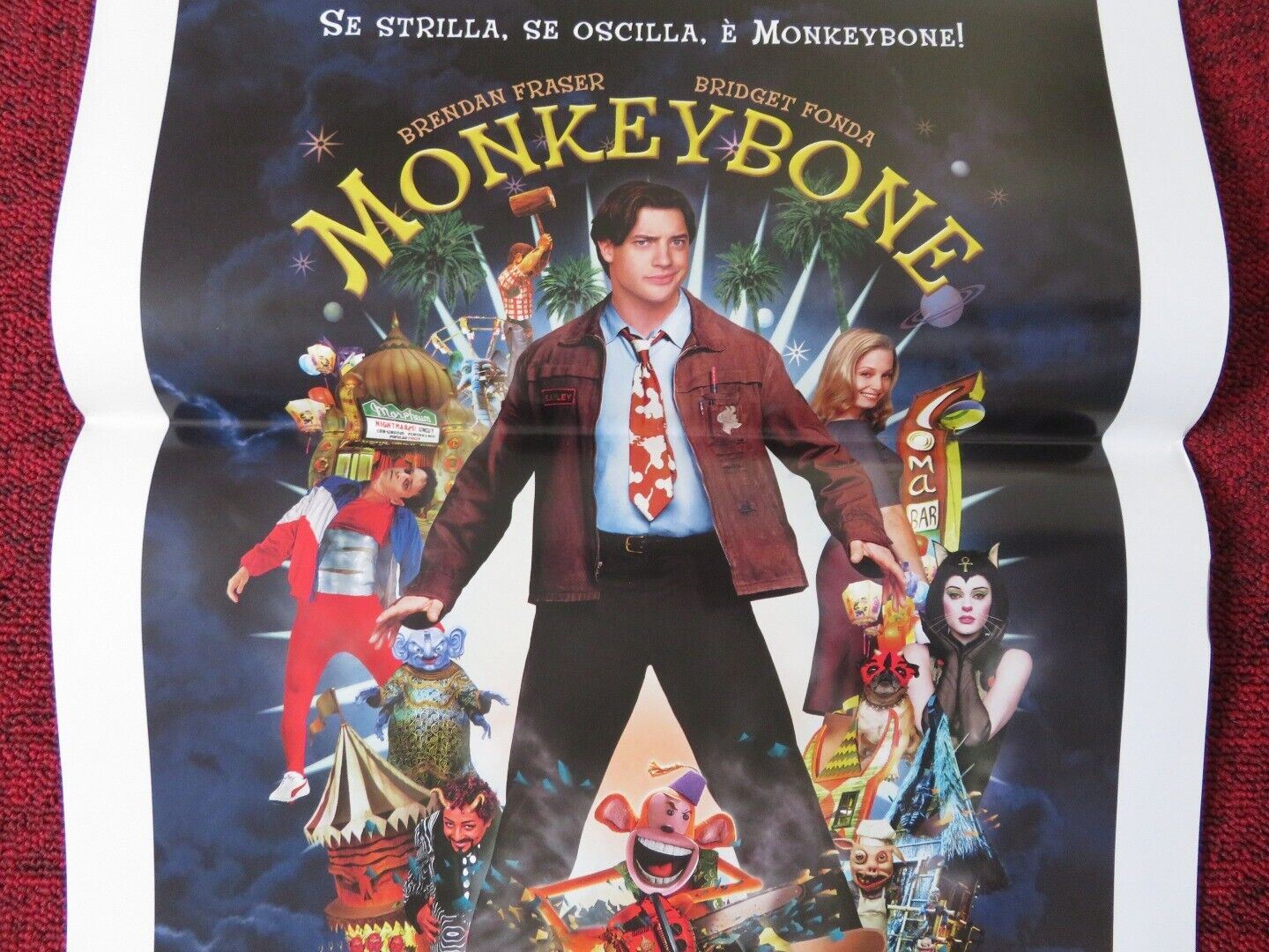 MONKEYBONE ITALIAN LOCANDINA (27.5"x13") POSTER B FRASER BRIDGET FONDA 2001 - Rendezvous Cinema