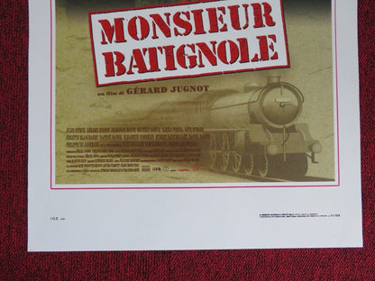MONSIEUR BATIGNOLE ITALIAN LOCANDINA (27.5"x13") POSTER GERARD JUGNOT 2002 Movie posters