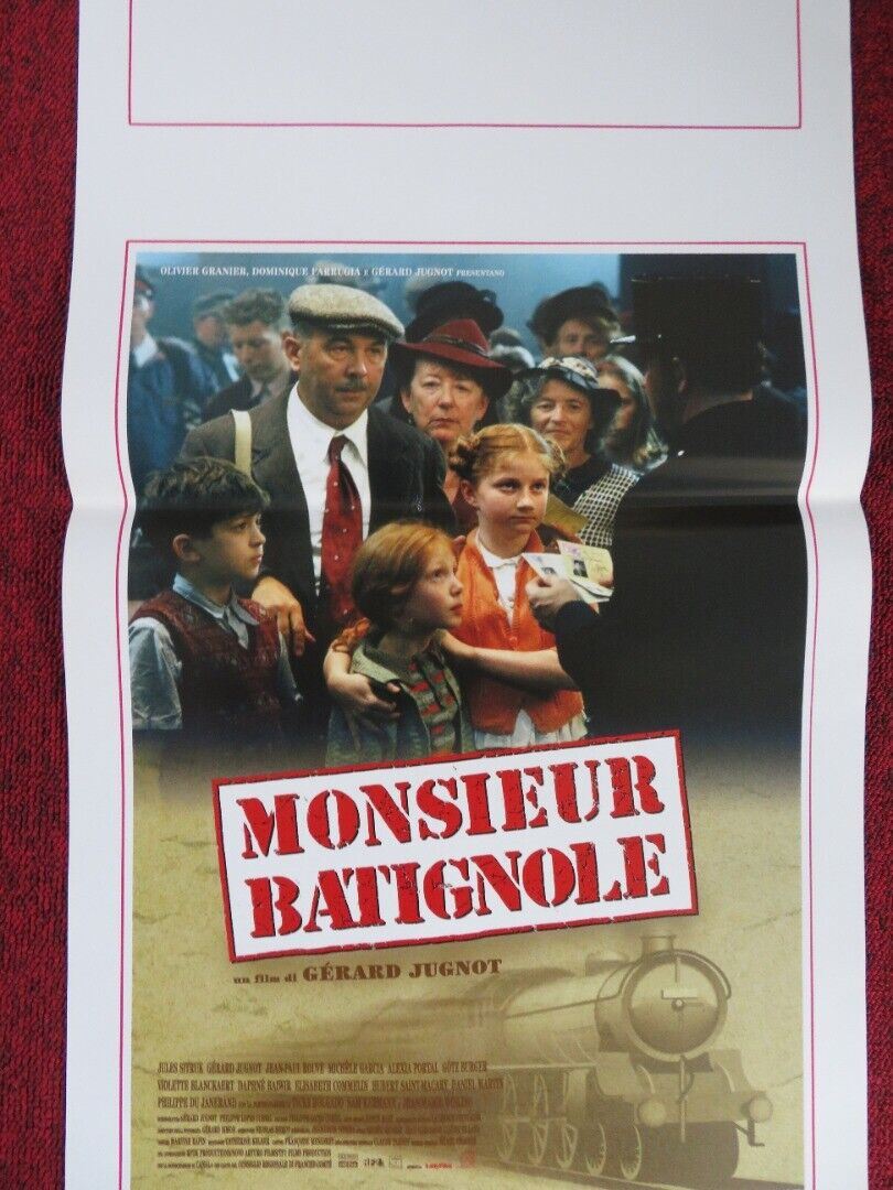 MONSIEUR BATIGNOLE ITALIAN LOCANDINA (27.5"x13") POSTER GERARD JUGNOT 2002 Movie posters