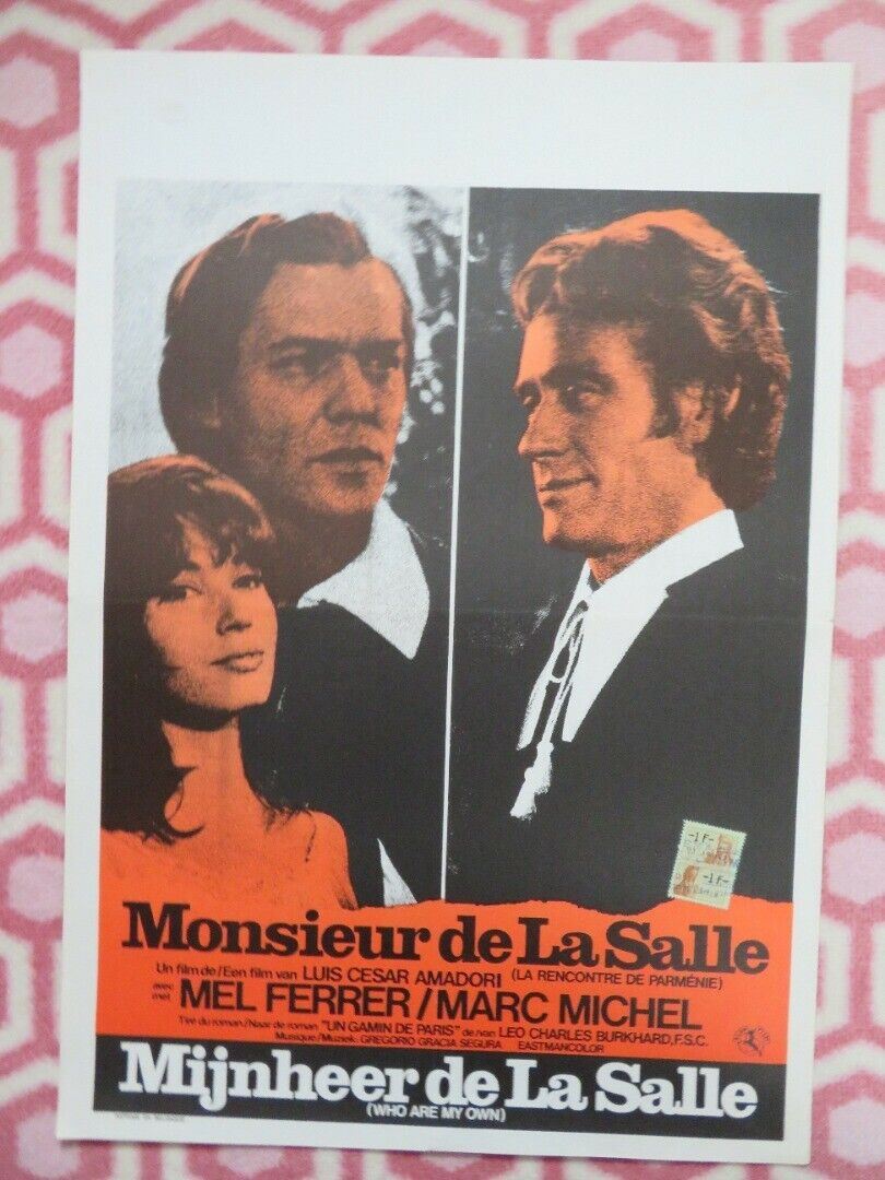 MONSIEUR DE LA SALLE / WHO ARE MY OWN BELGIUM (21"x14.5") POSTER MEL FERRER '64 Movie posters